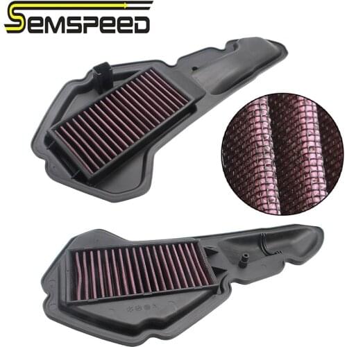 SEMSPEED For PCX Intake Cleaner Motorcycle Air Filter Purifier Replacement Accessories Fits for PCX125 PCX 150 2018-2019 2020