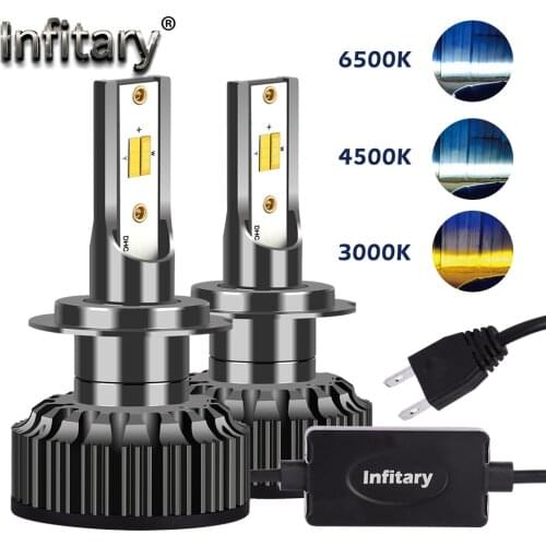 2Pcs 3 Model H4 H7 Led Car Headlights Bulbs 14000LM 3000K 4500K 6500K Adjust Auto Fog Head Lamp H1 H3 H11 H13 H27 HB3 HB4 9007