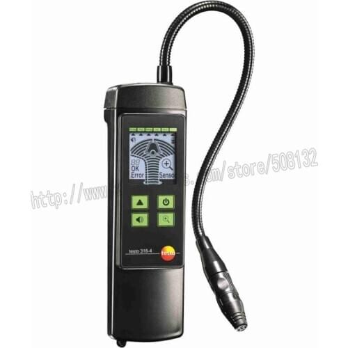 Testo 316-4 set 1 leak detector Optical and audible alarm 0563 3164