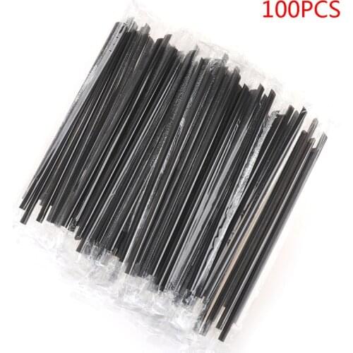 100pcs Clear Individually Wrapped Drinking PP Straws Tea Drinks Straws Birthday Holiday Event Party Supplies Cheap Wholesale