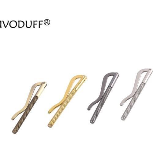 5 pcs/lot 75~85mm Spring Money Clip,Metal Wallet DIY Clip Bar Metal Accessory