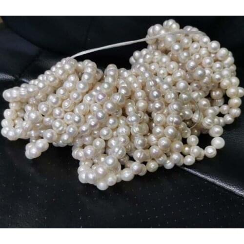 Wholesale 10 pieces 9mm white real freshwater pearl elastic style bracelets endless Bangles