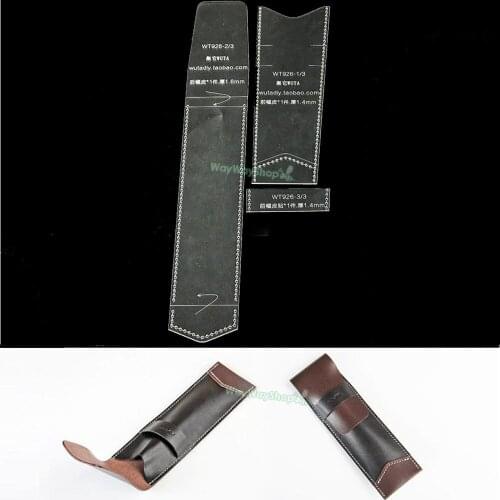 Pen Case Leather Acrylic 926 templates Pattern designer Craft DIY Hobby Amateurs