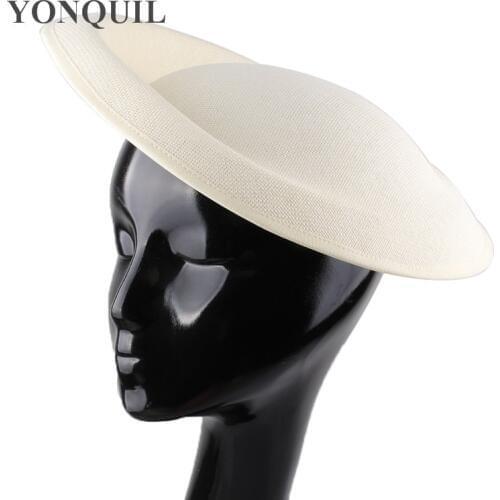Ivory Fascinator Base 30 CM Size For Women Bride Wedding Fascinator PartyHat DIY Hair Accessories Bridal Mariage Handmade Cap