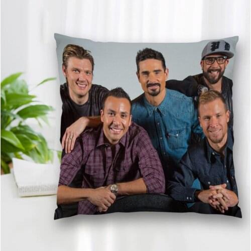 Hot Sale Custom Decorative Pillowcase Backstreet Boys Combination Square Zippered Pillow Cover Best Nice Gift 35X35cm 40x40cm
