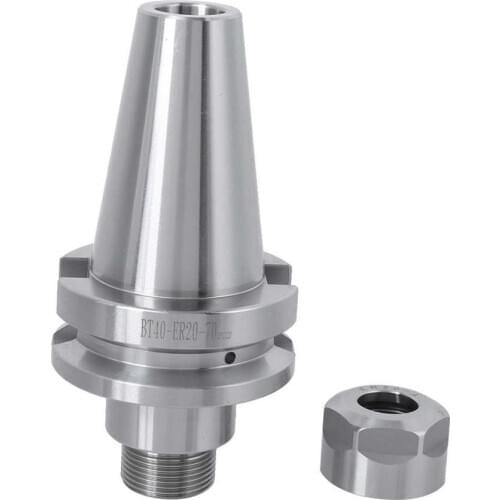 CNC Tool Holder High Accuracy Withstand Pressure for Chuck Milling Lathe BT40-ER20-70