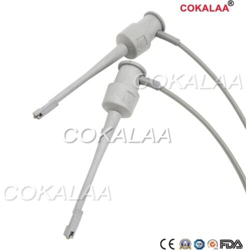 2pcs Dental Apex Locator Accessoris for Root Canal File holder dental file clip probe Measuring Instruments hook clip