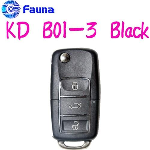 KEYDIY KD B01-3 Luxury Black Wire Type Remote Control For VW B5 3 Button