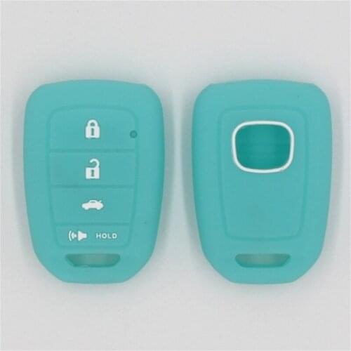 4PC Remote Silicone Key Case For Honda Accord CR-V CRV Civic Pilot Fit Freed StepWGN New Holder Cover