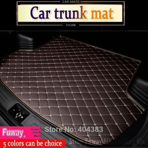 Fit car trunk mat for Hyundai ix25 ix35 Elantra SantaFe Solaris Tucson verna Veloster car styling tray carpet cargo liner