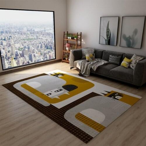 Nordic Geometric Area Rugs Large Carpets for Living Room Home Decor Rug Bedroom Non Slip Floor Mats Entrance Door mats Carpet