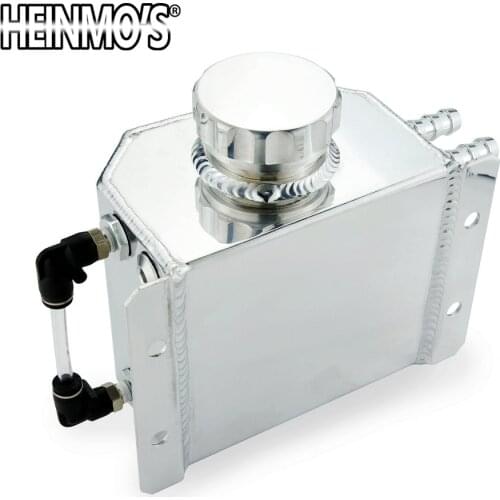 1L Oil Catch Can Reservoir Tank Oil Catch Tank 1000ML Fuel Tank Universal Oil Cans Aluminum Alloy