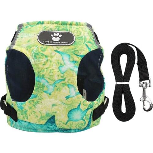 Free Shipping Pet Dog Cat Harness Puppy Cat Vest Harness Collar For Chihuahua Pug Bulldog Cat arnes perro