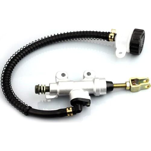 ATV Rear Foot Brake Master Cylinder Pump With Reservoir For Chinese Quad 4 Wheeler 50cc 70cc 90cc 110cc 125cc 150cc 200cc 250cc