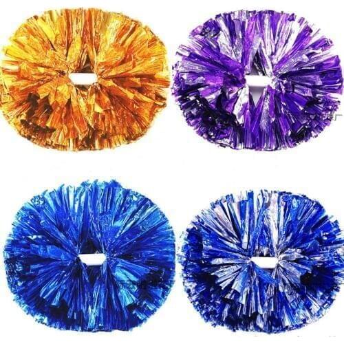 High quality 30cm 34cm 38cm game pompoms cheering supplies Star paragraph cheerleading pom pon Cheerleading cheer supplies