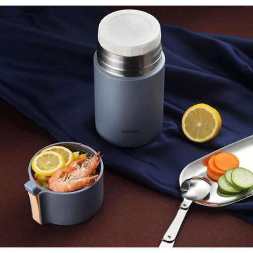 Stew Pot Portable Lunch Box Large Capacity Bring Soup Insulation barrel Braising Pot Vacuum Braised Breaker Insulation Cup