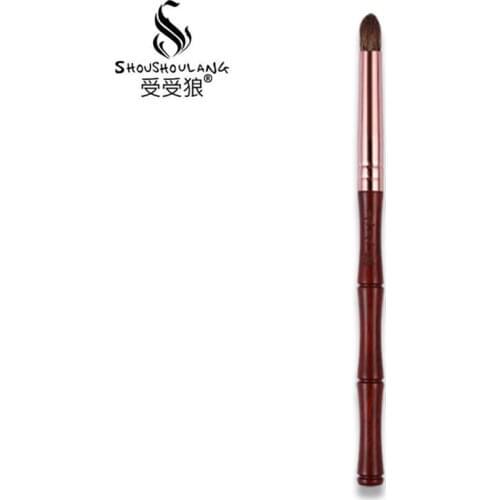 Shoushoulang Professional Handmade Make Up Brush J05 Pencil Eye Shadow Blending Brush Soft Tree Squirrel Hair Makeup Brushes