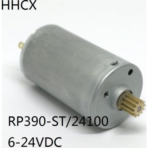 RP390-ST Micro DC Motor 390 With 12-tooth Copper Gear 6-24VDC 18900RPM For Sweeping Robot Electric Toy DIY