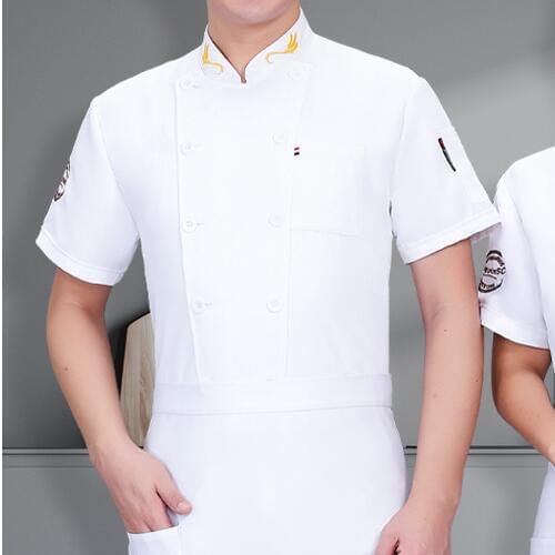 Chef shirt Summer Short sleeve Restaurant Cook Uniform