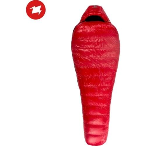 AEGISMAX C700 Mummy Sleeping Bag Camping Survival Ultralight 90% White Down Quilt Waterproof 20D Mummy Nyoln Sleeping Bag Gear