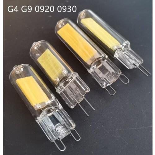 Super Bright G4 G9 LED Light Bulb 3W 5W 220V Glass Lamp Cold White/Warm White Constant Power Light LED Lighting G9 COB Bulbs