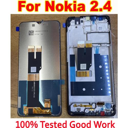 Original For Nokia 2.4 TA-1275 TA-1274 TA-1270 TA-1277 LCD Display Touch Screen Digitizer Assembly Glass Sensor Phone Pantalla