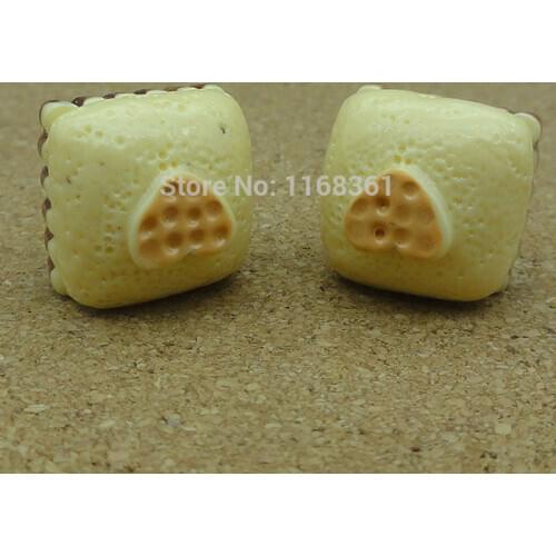 1pcs/lot resin love plate cake 14mm Cabochons Scrapbooking Hair Bow Center Card Frame Making Craft DIY B010-10