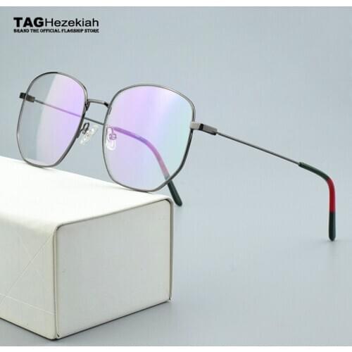 2020 Brand metal optical glasses frame Women eyeglasses Square myopia computer eye glasses frames for men spectacle frames 03960