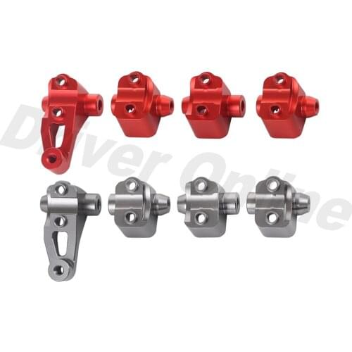 4pcs Metal Front Rear Axle Rod Base for 1/10 RC Crawler Traxxas TRX-4 Simulation Model Upgrade parts