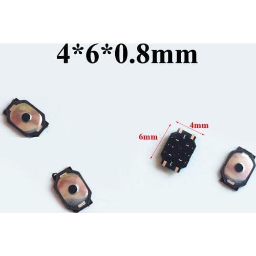 4x6x0.8 Film touch switch 4 * 6 * 0.8mm mobile phone sheet keys for ALPS, Micro switch button,replacement repair parts 6mm 4mm