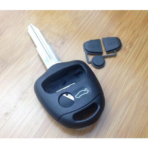 5PCS/lot For Mitsubishi Lancer EX Replacement Remote Key Case Shell 3 Buttons Fob key Cover