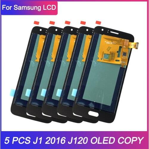 5 Piece/lot For Samsung Galaxy J1 2016 OLED COPY LCD J120 J120F J120M J120H J120G LCD Display Touch Screen Digitizer Assembly