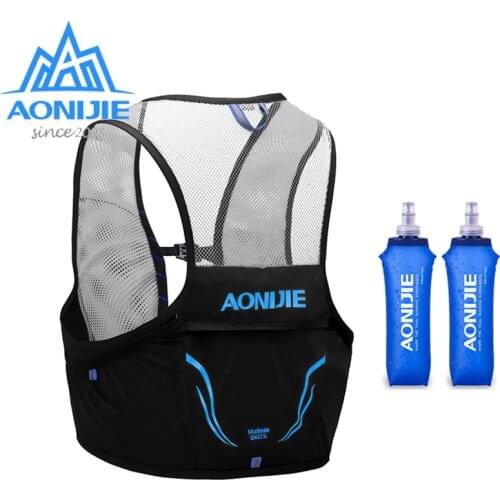 AONIJIE C932 2.5L Lightweight Backpack Running Vest Nylon Hydration Pack Bag Cycling Marathon Portable Ultralight Hiking 500ML