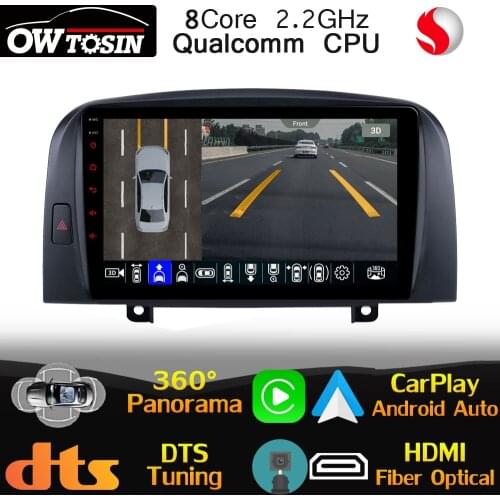 Qualcomm 8Core Android Car Media For Hyundai Sonata NF 2004-2008 GPS Navigation Radio HDMI DTS HIFI WiFi CarPlay 360 Panoramic