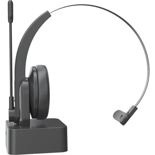 USB Rechargeable Business Bluetooth Headset Wireless Charging Base For Mobile Phones Hand Free Call Center With Microphone Home