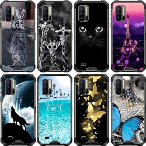 Phone Case for Ulefone Armor 7 Cases Silicon Soft TPU Flower Fundas Coque for Ulefone Armor 7 6.3 inch Cover Capa