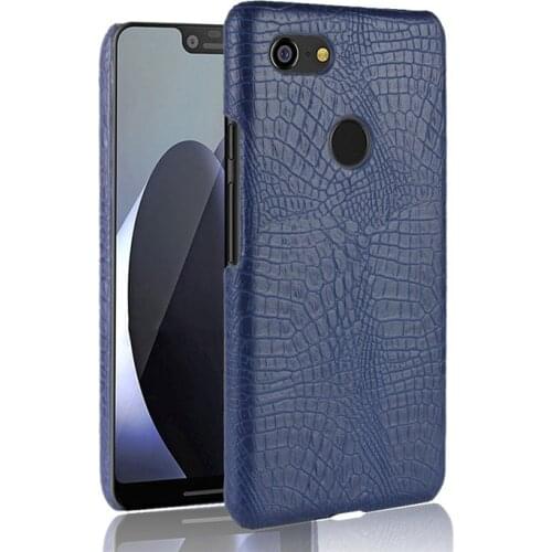 For Google Pixel 3A XL Case Pixel3A Crocodile Pattern Case Hard PC Full Back Cover for Google Pixel 2 Pixel 3 3XL Leather Case