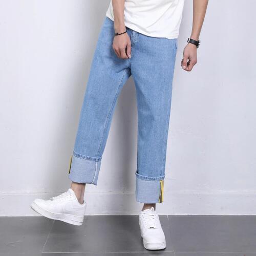 Jeans Men 2020 Autumn New jeans Mens tide Brand Fashion Solid color Loose Comfortable Mens Denim trousers More Size 28-38 40