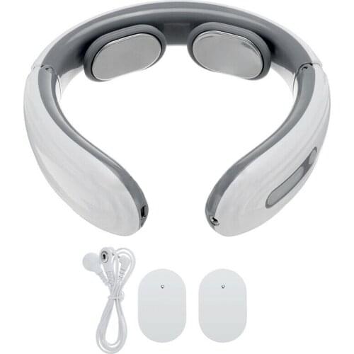 USB Electric Cervical Neck Massager Neck Massage Acupuncture Acupressure Thumping Mode Body Shoulder Relax Pain Relieve