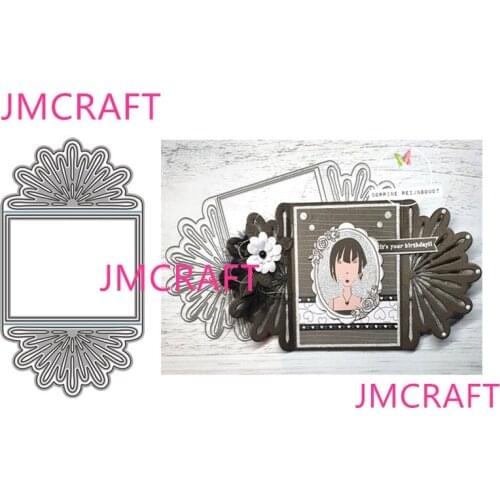 JMCRAFT Beautiful Card Pack Decoration #2 Metal Cutting Dies 3D DIY Scrapbook Handmade Paper Craft Metal Steel Template Dies