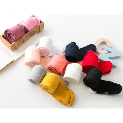 1PCS 0-6Yrs Children Tights Baby Infant Clothing Cotton Girl Pantyhose Kid Infant Knitted Collant Tights Autumn