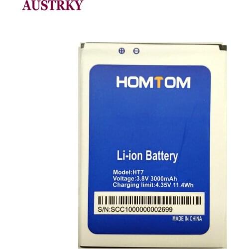 2020 New 3000mAh HT7 Battery For Homtom HT7 HT7 Pro Mobile Phone In stock