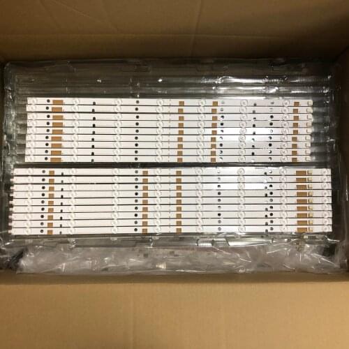 New Kit 18 PCS LED backlight strip for TO SHIBA 55L7453D SVT550AA0_REV04_R L Type 130710 E306084