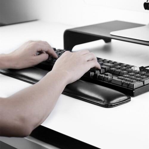 Fashion PU Leather Palm Rest for Logitech G913 G915 TKL Wrist Rest 87/104 Keys Handrest Relieve Fatigue