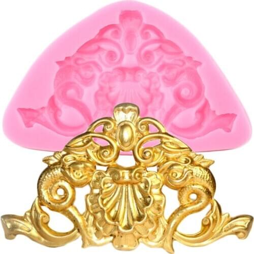 Sugarcraft Relief Cake Border Silicone Cake Decorating Tools Cupcake Topper Fondant Mold DIY Candy Polymer Clay Chocolate Molds