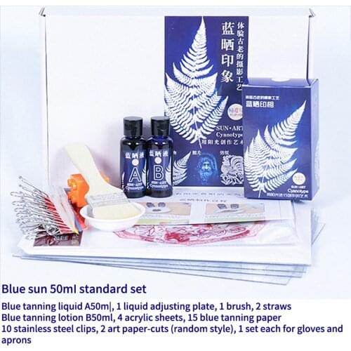 Blue Tie Dye Pigment Paint Color Set DIY Clothing Decor Material Water Tie Print Dye Linen Textile Dyeing Art Craft for Clothes