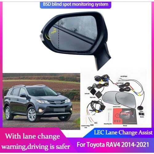 Blind Spot Monitoring for Toyota RAV4 2014~2021 BSD BSA BSM Radar Detection System Microwave Sensor Assistant Driving Security
