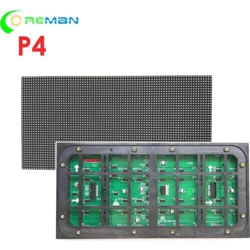 Aliexpress new arrival rgb led matrix 40x80 p4 outdoor led module 16x32cm , hot selling led sign module p4 waterproof