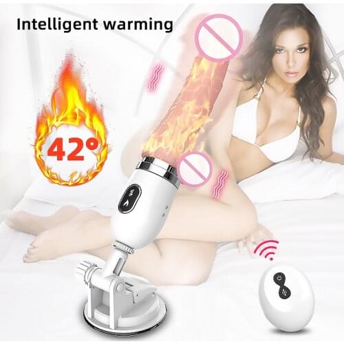 Automatic Wireless Remote Telescopic Sex Machine Female Masturbator Vibrator With Big Dildo Penis Adult Sex Toys for Women