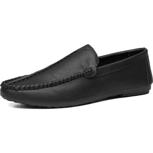 Men Dress Shoes Casual Business Fashion Pu Leather Low Heel British Style Classic Slip-on Penny Loafers Zapatos De Hombre
